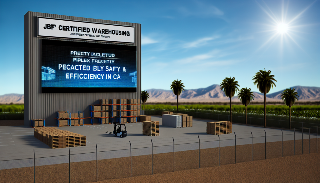 JBF's Certified Warehousing: Peak Safety & Efficiency in CA