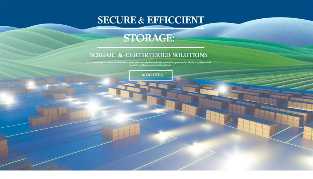 Secure & Efficient Storage: SQF & Organic-Certified Solutions