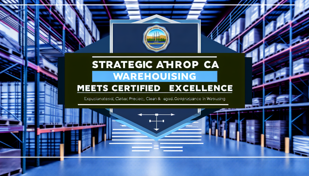 Strategic Lathrop CA Warehousing Meets Certified Excellence